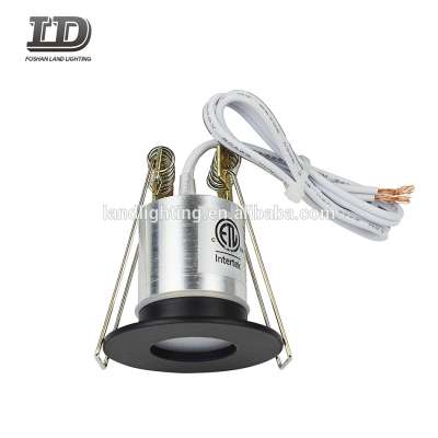 12V Under Cabinet LED Lights Recessed Mini Downlight for Indoor with Hard Wired Cable for Stair Step Furniture Showcase Lighting