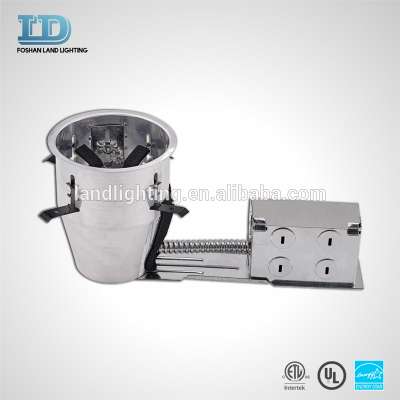 4" recessed line voltage remodel led housing can